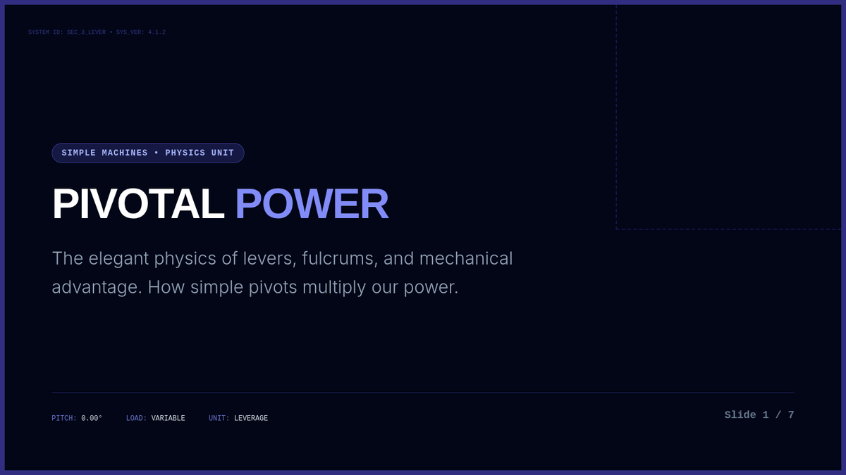 Pivotal Power Slides