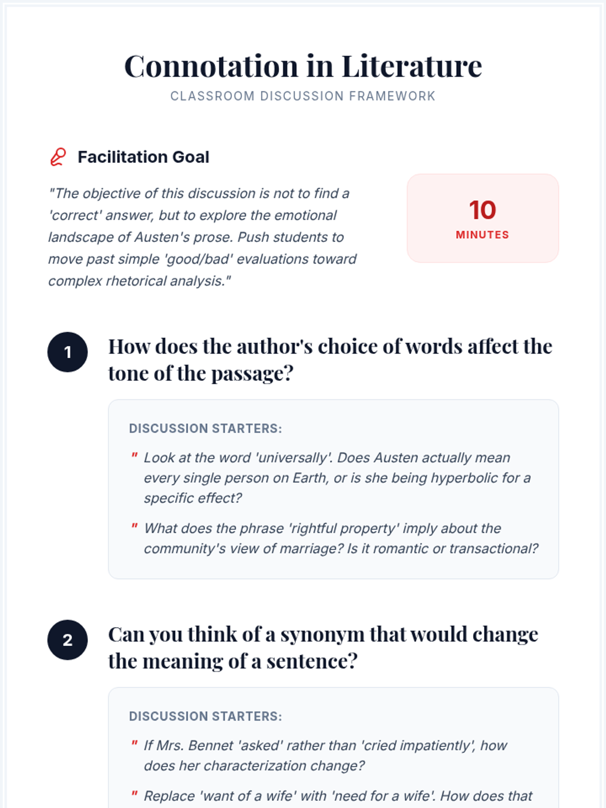 Word Choice Connotation Examples Word Choice Connotation Challenge • Lesson • Lenny Learning