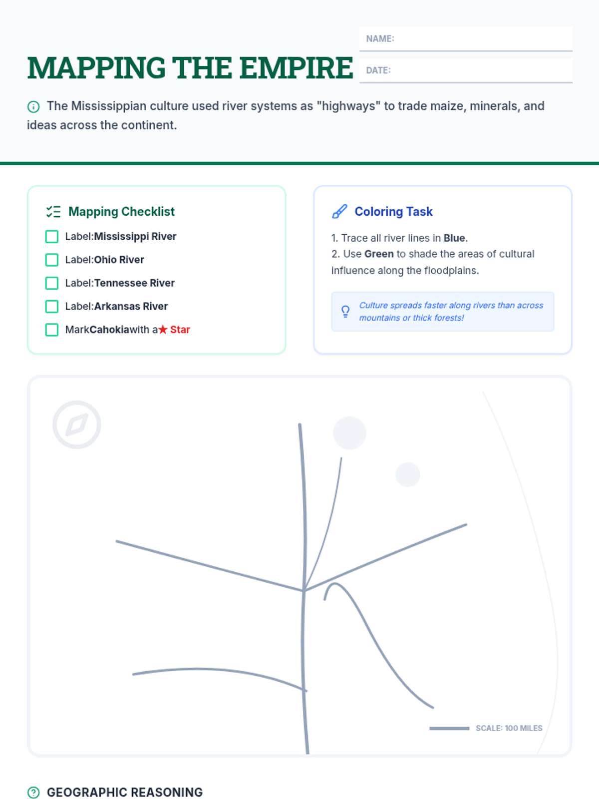Mapping the Empire Worksheet • Material • Lenny Learning