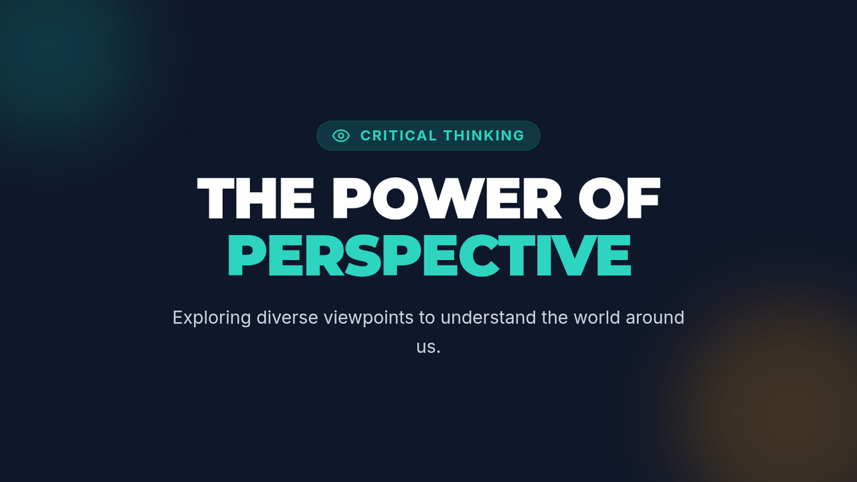 The Power of Perspective • Lesson • Lenny.com