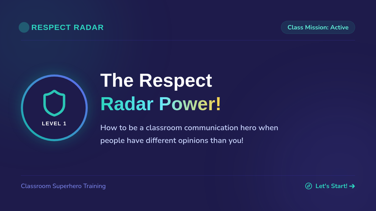 Respect Radar Slide Deck