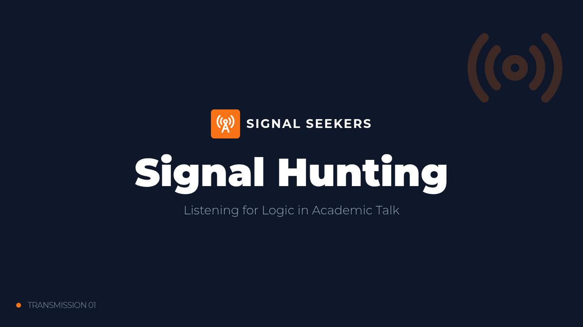 Signal Hunting Slides