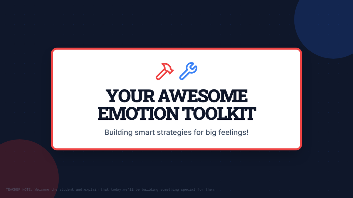 My Emotion Toolkit • Lesson • Lenny Learning