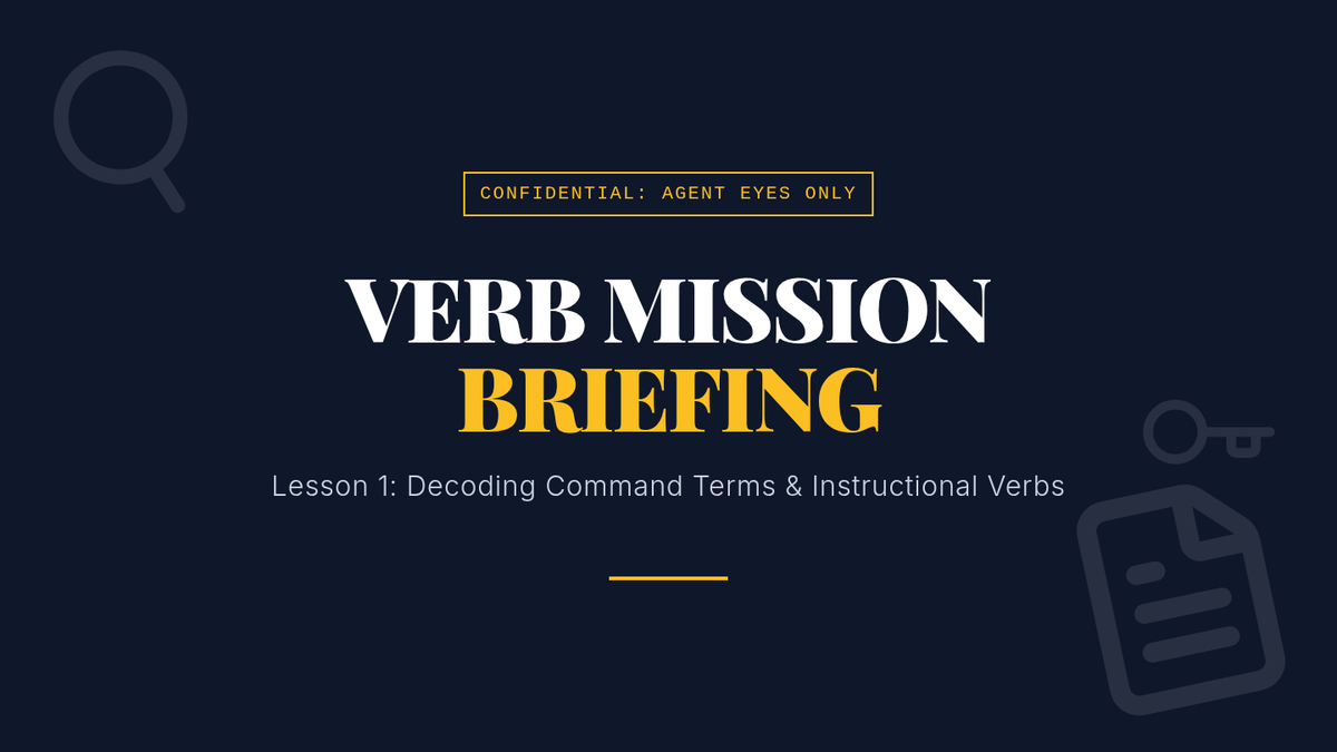 Verb Mission Slides