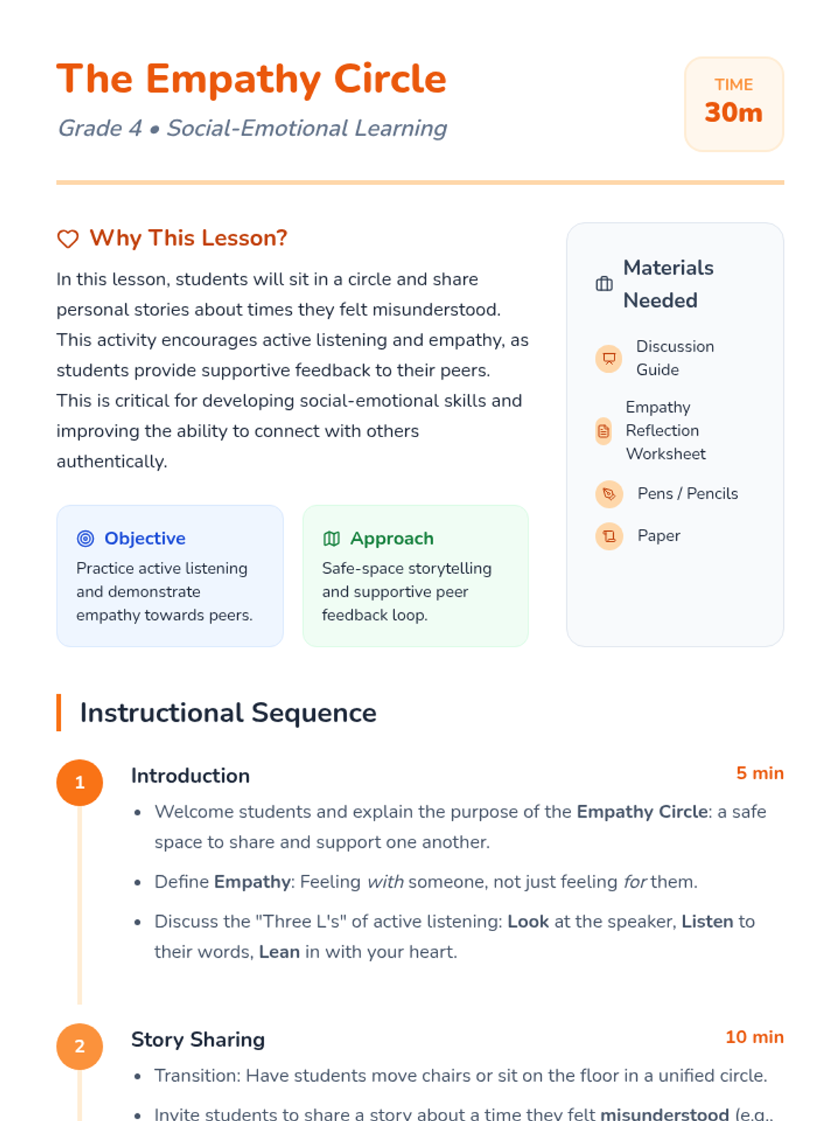 The Empathy Circle • Lesson • Lenny Learning