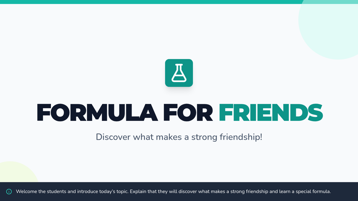 Friendship Formula Lab • Lesson • Lenny Learning