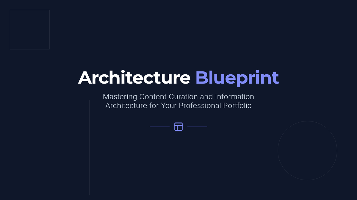 Architecture Blueprint Slides