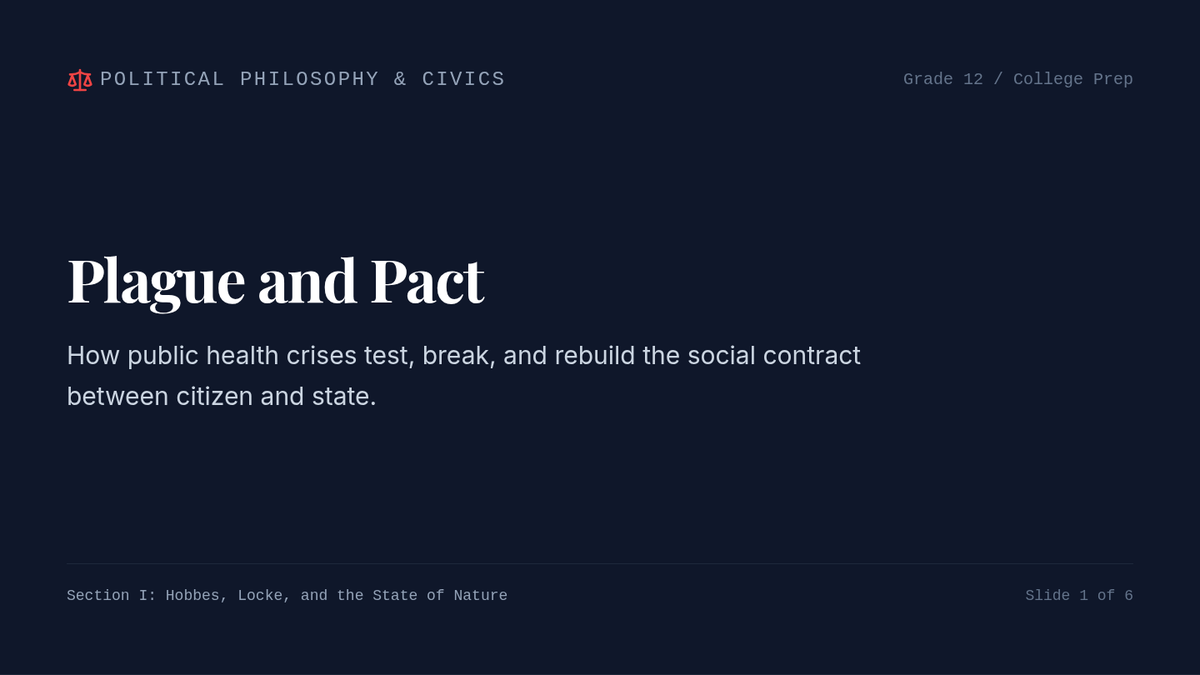 Plague and Pact Slides
