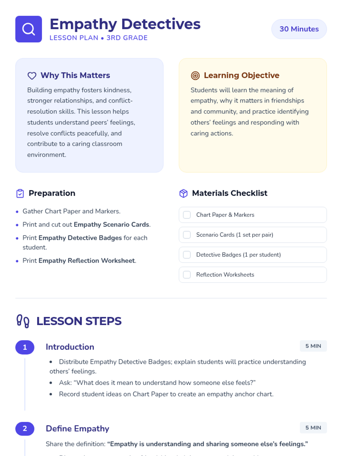 Empathy Detectives • Lesson • Lenny Learning