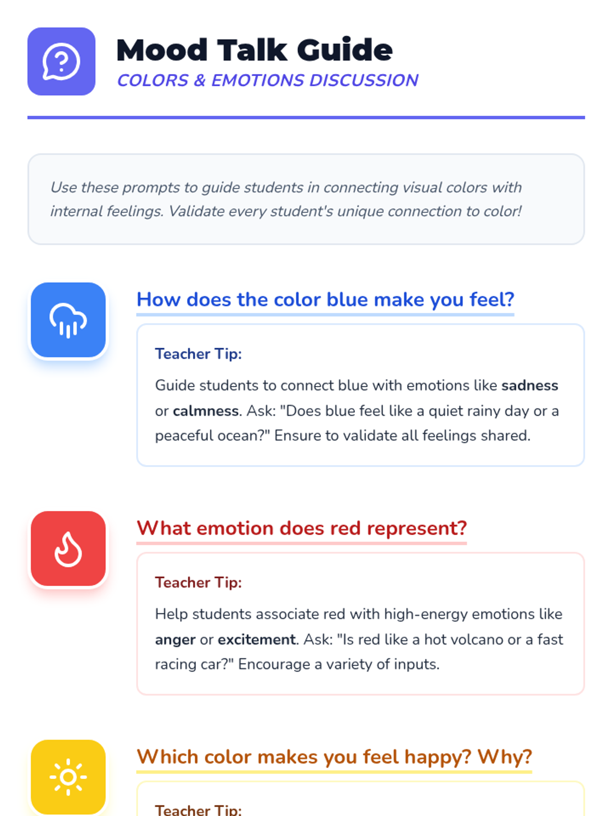 Feelings in Colors • Lesson • Lenny Learning