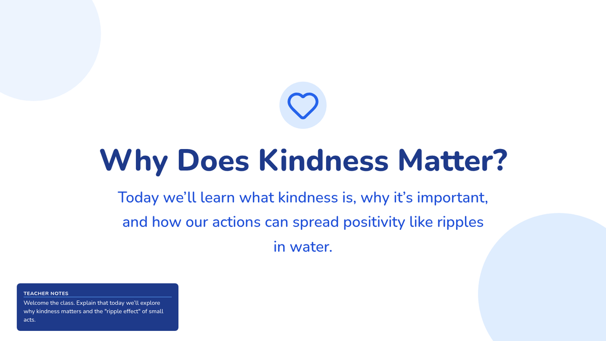 Kindness Counts Lesson • Lesson • Lenny Learning