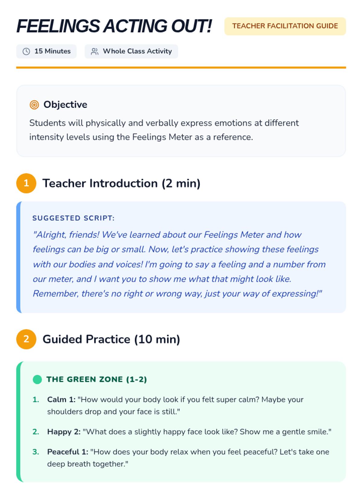 Feelings Meter Activity Guide • Material • Lenny Learning