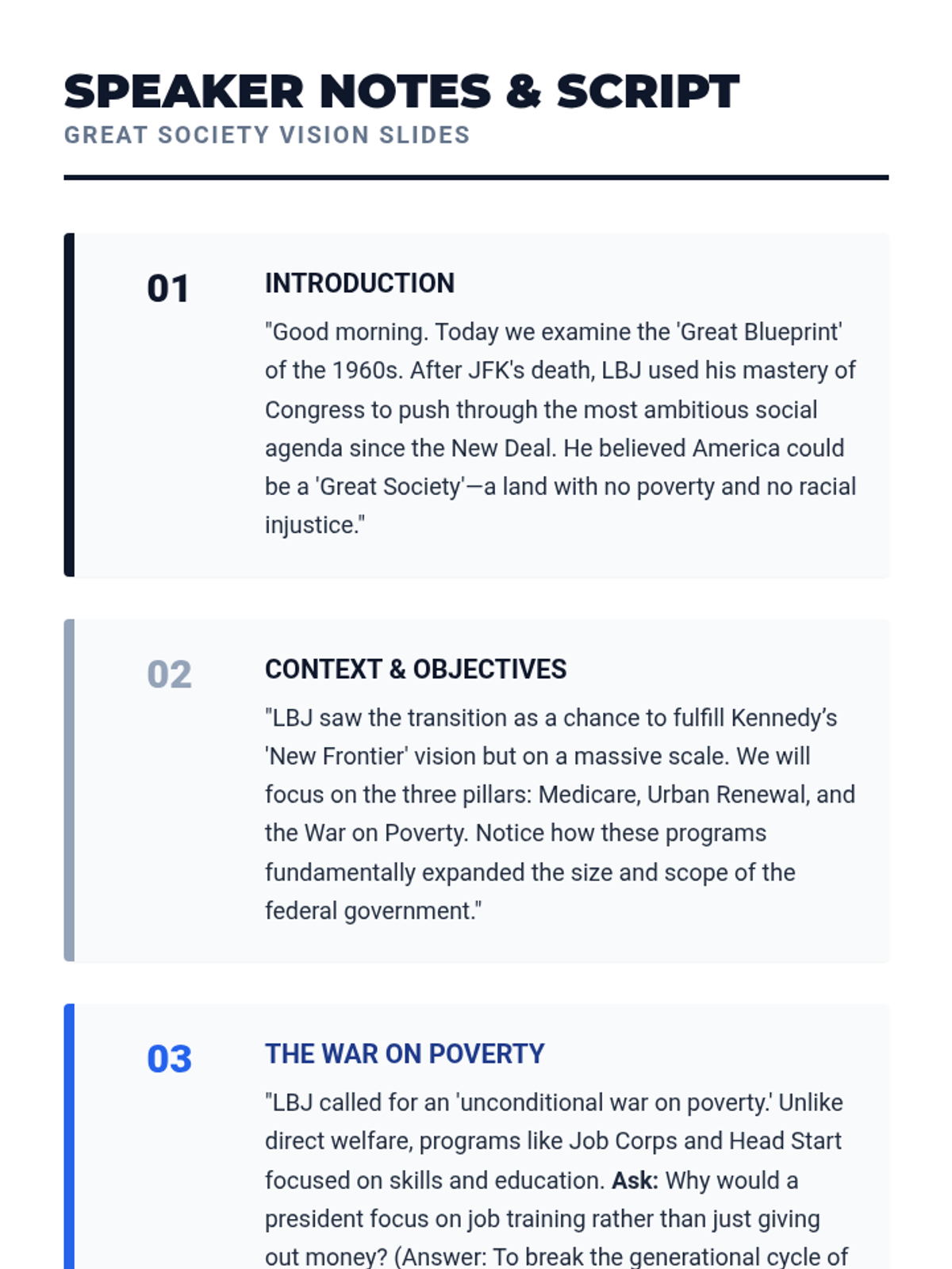 Lesson Speaker Notes