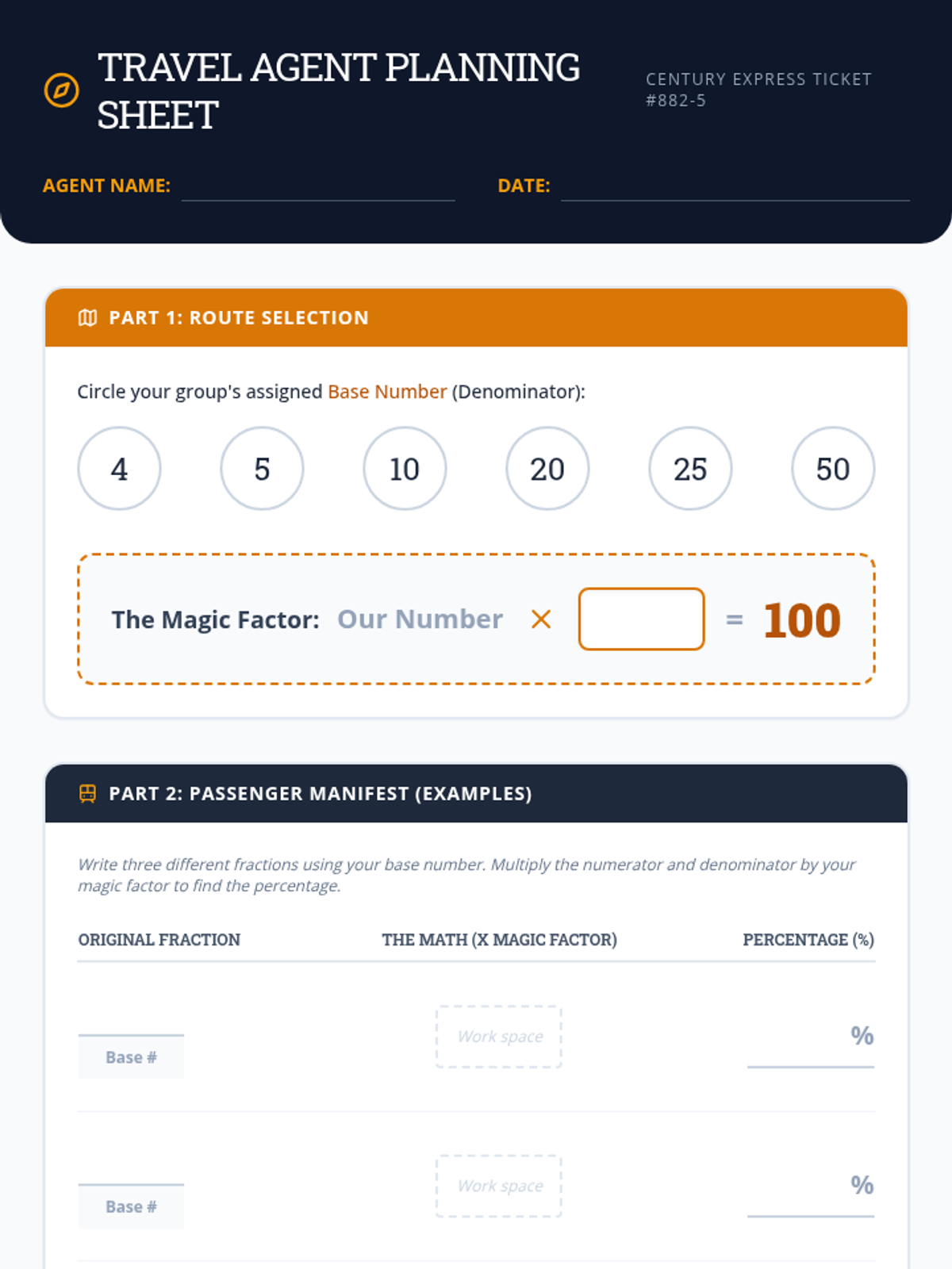 Travel Agent Worksheet.pdf Travel Agent Planning Worksheet • Material • Lenny Learning