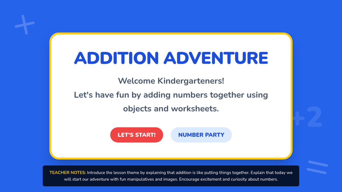 Adding Fun with Numbers • Lesson • Lenny Learning