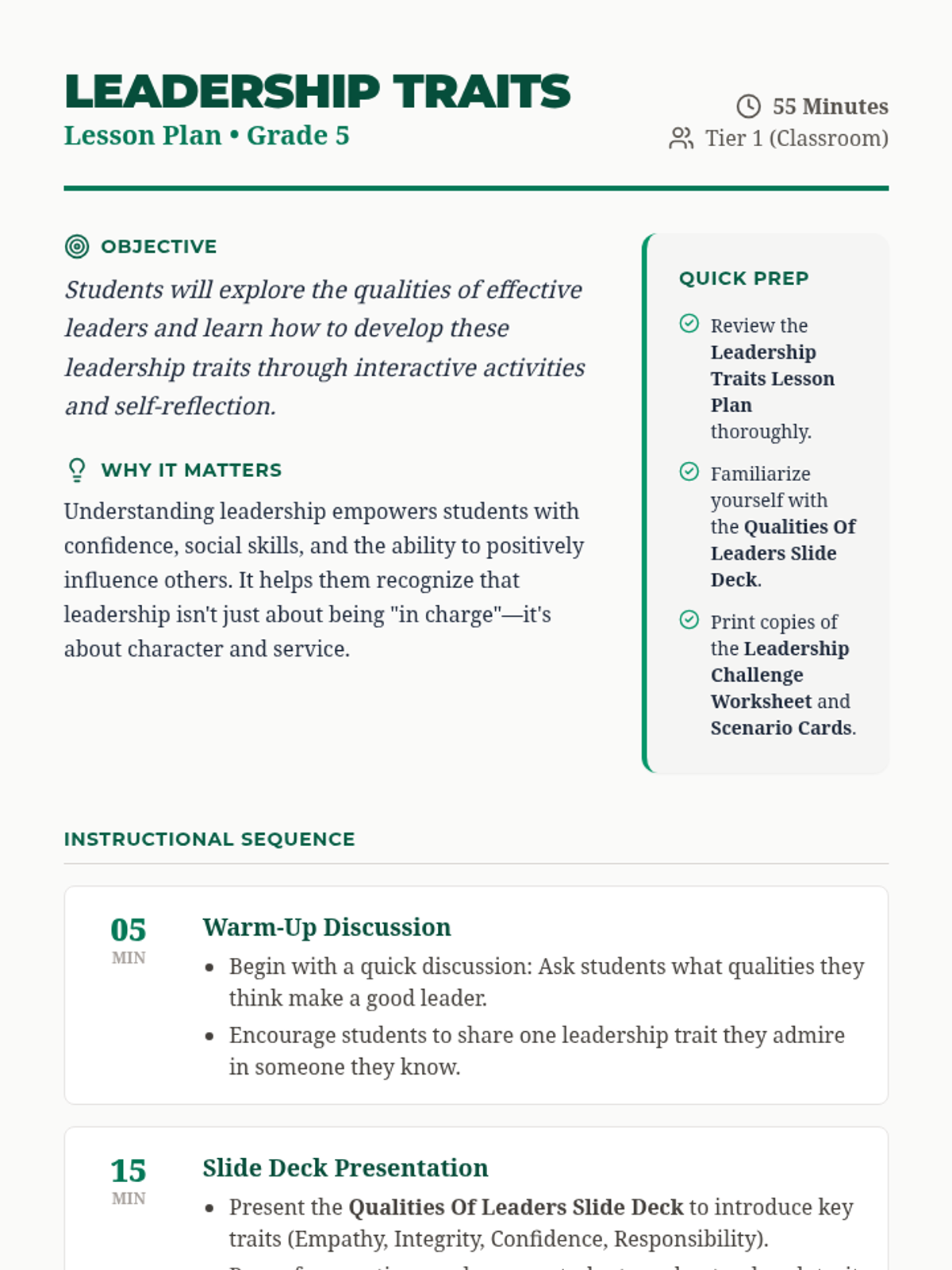 What Makes a Good Leader • Lesson • Lenny Learning