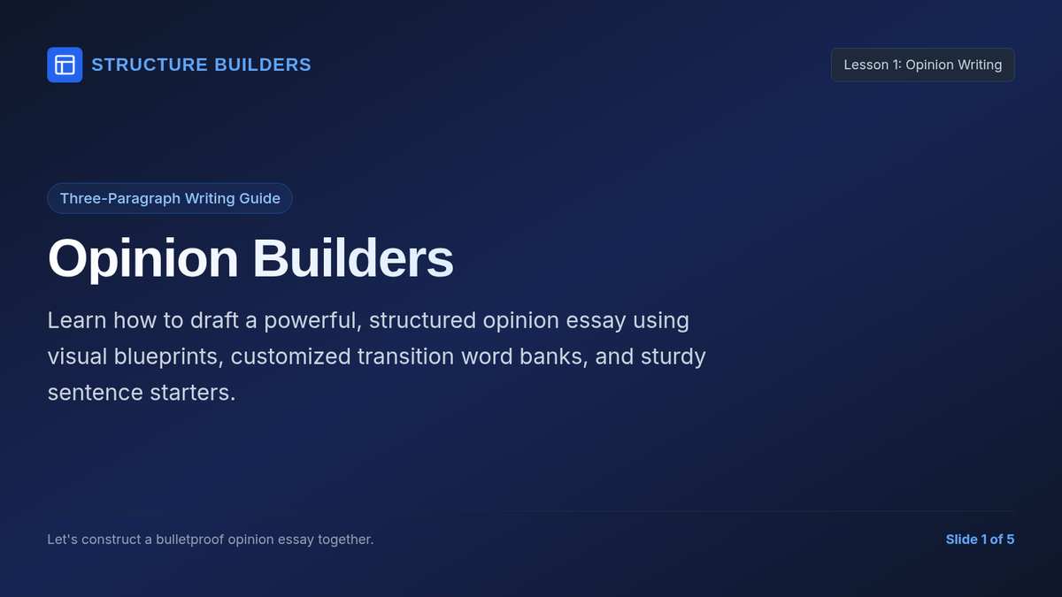 Opinion Builders Slides