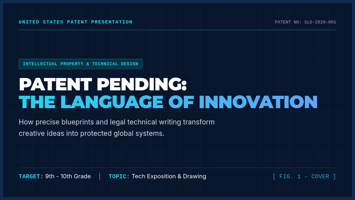Patent Blueprint Slides