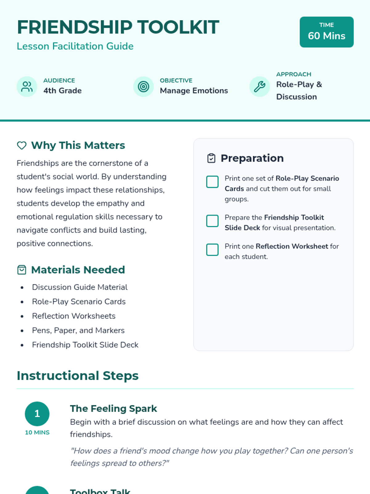 Friendship Toolkit • Lesson • Lenny.com