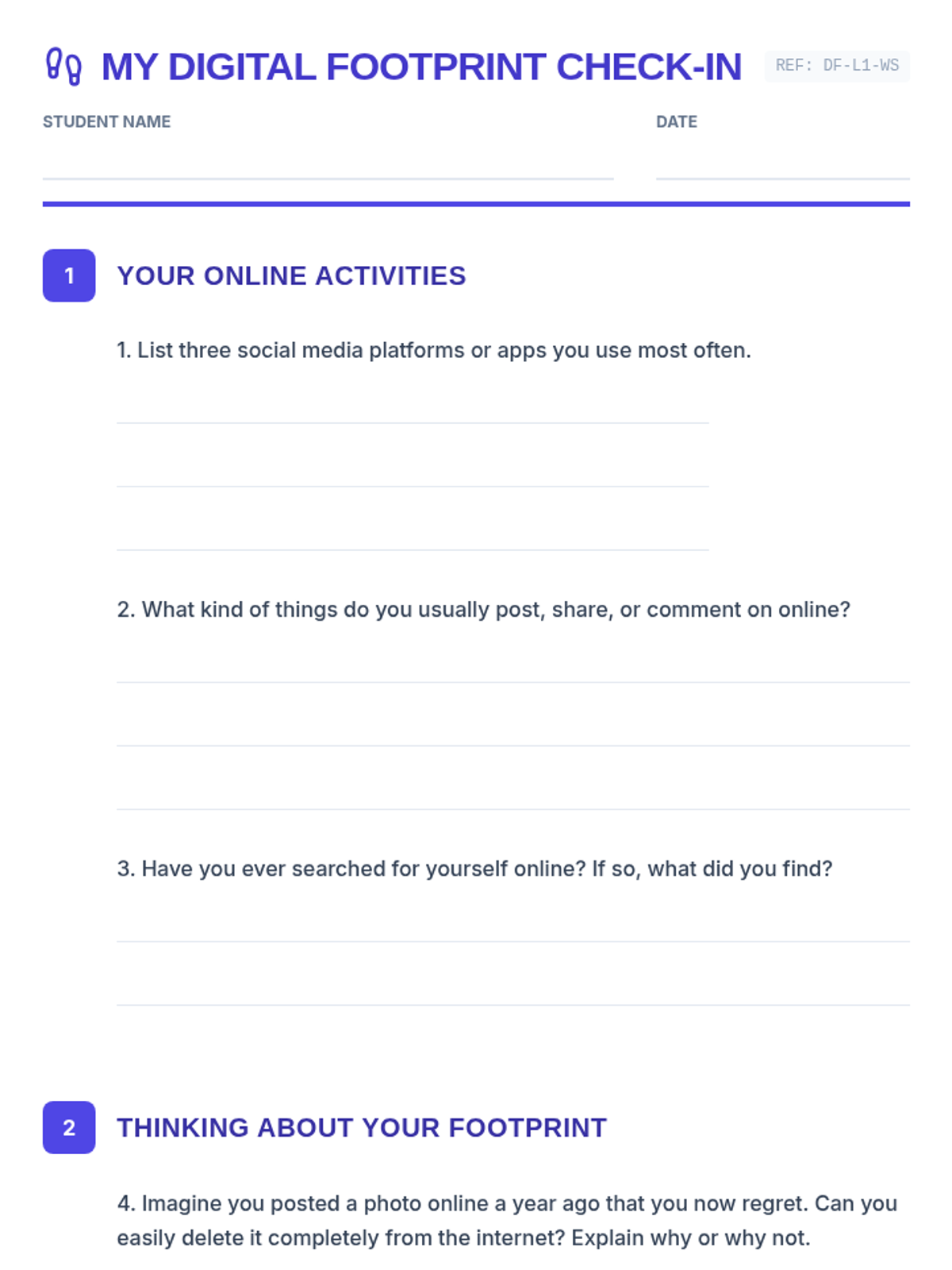 Digital Footprint Forever • Lesson • Lenny Learning