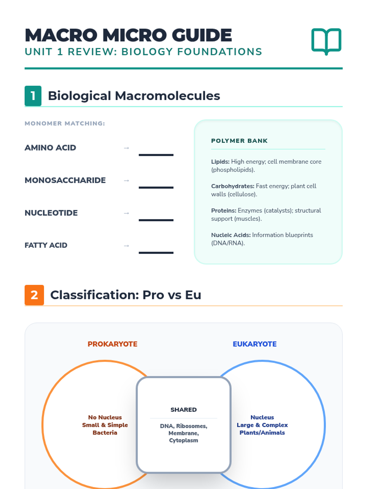 Macro Micro Study Guide