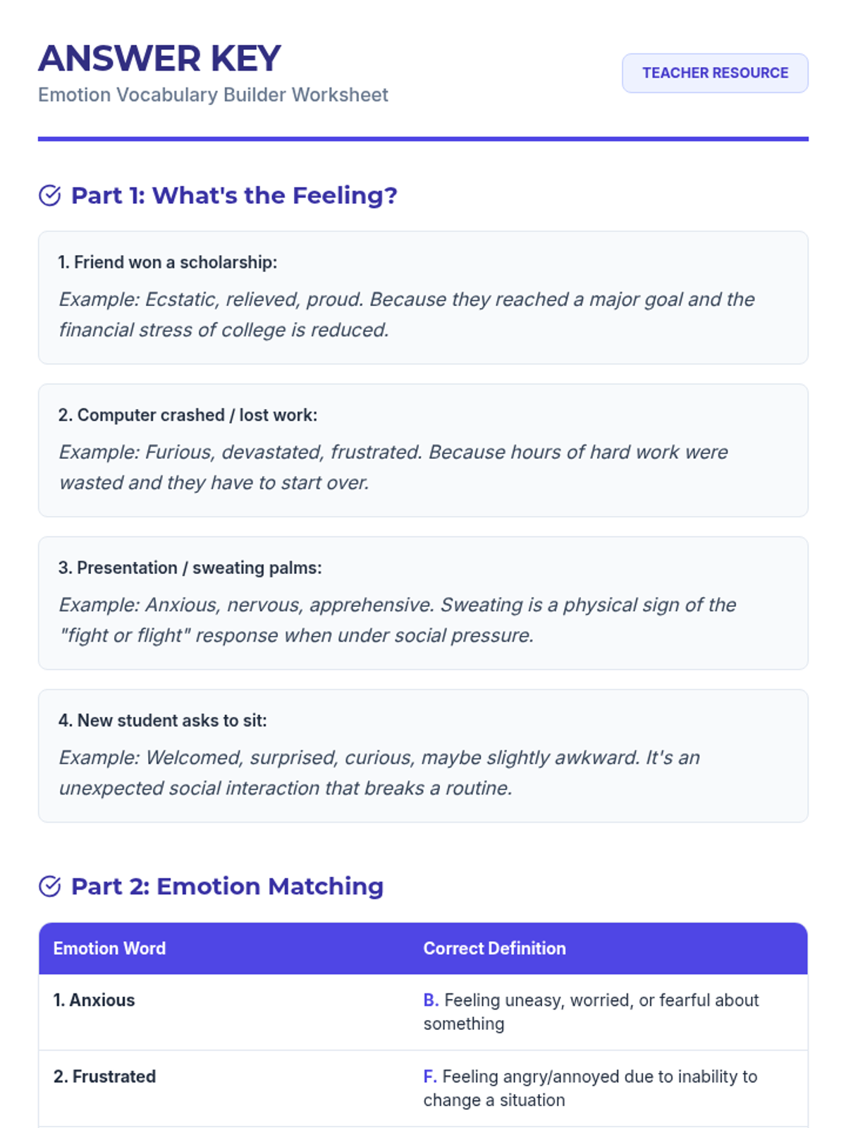 Emotion Decoding • Lesson • Lenny Learning