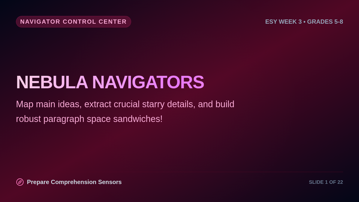 Nebula Navigators Slides
