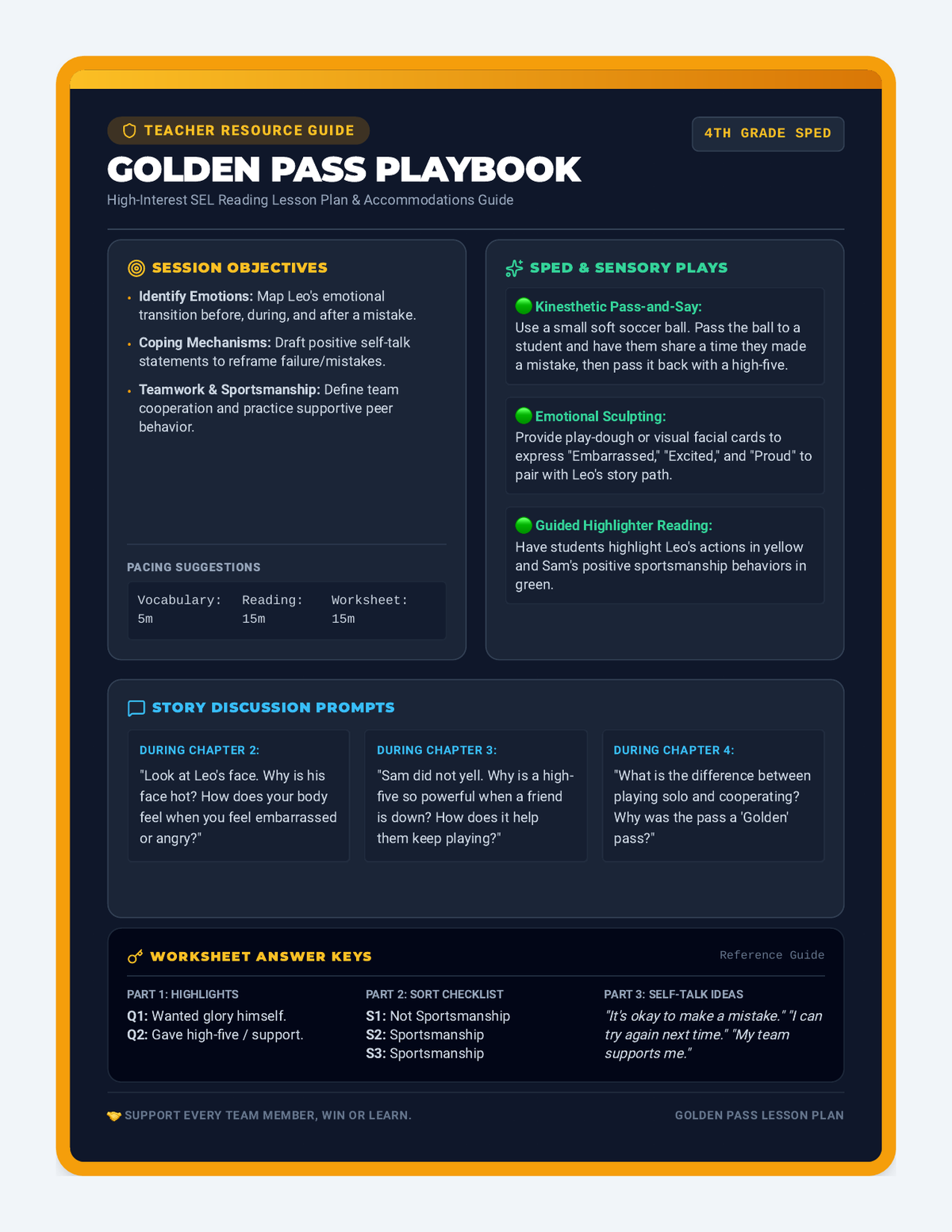 Golden Pass Teacher Guide page 1